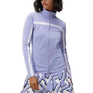 NWT J.Lindeberg Janice Mid Layer Golf Jacket in Lavender - Size Small